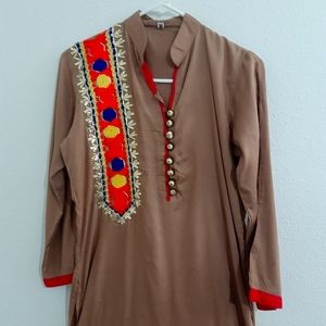 💥NWT 💫 Nude Traditional Gotta Tunic | Kurti